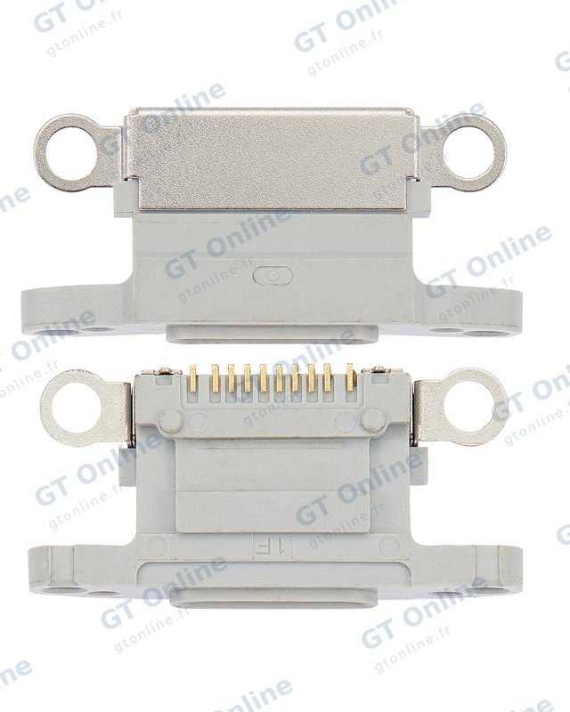 Connecteur de charge nu à souder pour Apple iPhone 13 Pro / 13 Pro Max (argent, lot de 10)