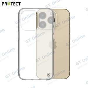 Coque Silicone PROTECT pour Apple iPhone 14 Pro Transparent
