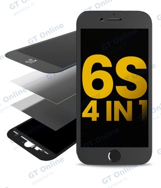 Vitre d’écran avec OCA pour Apple iPhone 6S (noir, lot de 2)