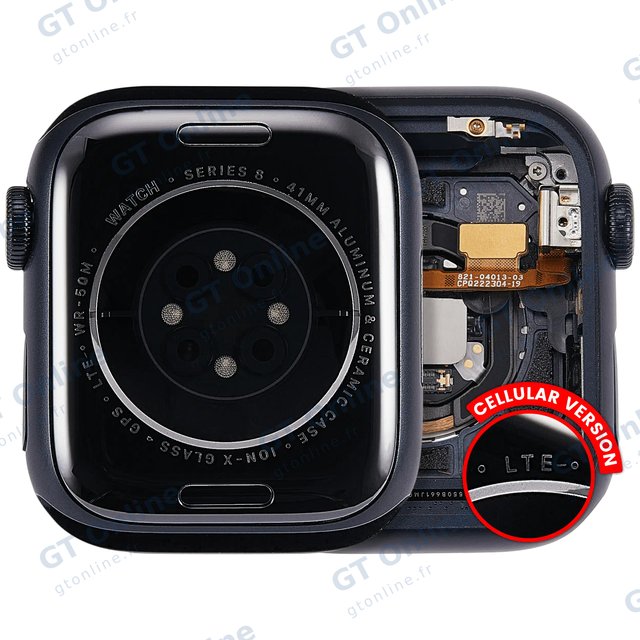 Châssis pour Apple Watch Series 8 (41MM) (origine d'occasion — grade A, Cellular Version, Aluminum / Midnight)