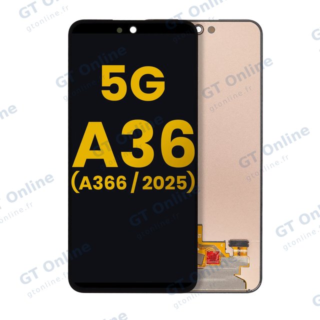 Écran OLED sans châssis pour Samsung Galaxy A36 5G (A366 / 2025) (reconditionné, toutes couleurs)