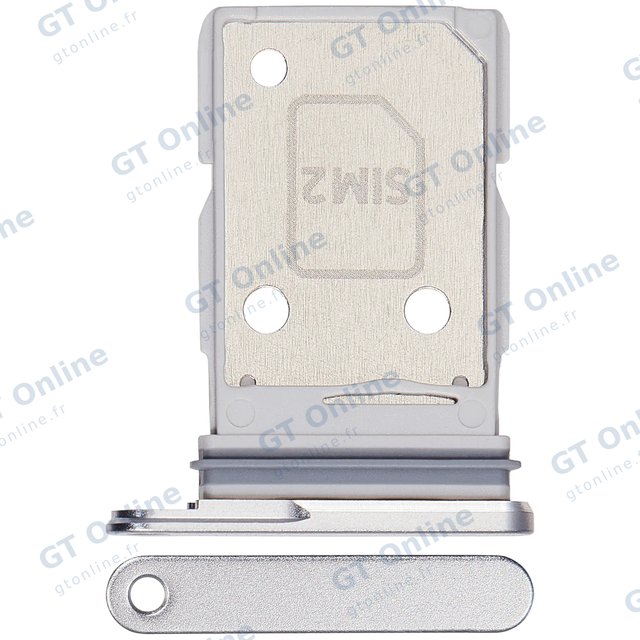 Tiroir double SIM pour Samsung Galaxy S26 Ultra (S948) (blanc)