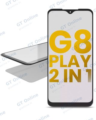 Vitre d’écran avec OCA pour Motorola Moto G8 Play (XT2015 / 2019)