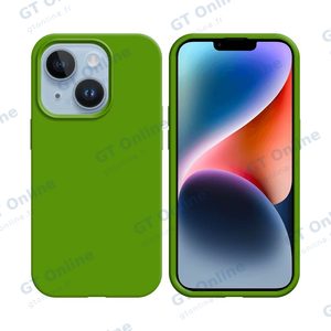 Coque Silicone Compatible pour Apple iPhone 14 Plus (#31) Vert Clair