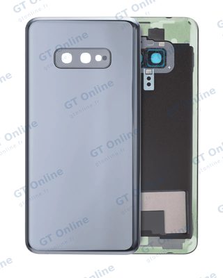 Vitre arrière pour Samsung Galaxy S10E (sans logo, compatible premium, Prism Black)