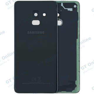 Vitre arrière pour Samsung Galaxy A8 (A530) (pack service origine, noir)
