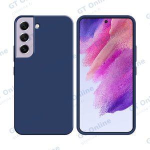 Coque Silicone Compatible pour Samsung Galaxy S21 FE G990 (#16) Bleu Marine