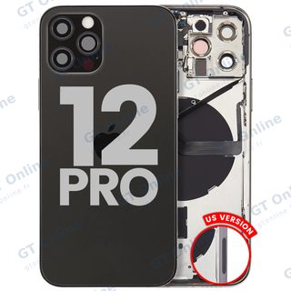 Châssis pour Apple iPhone 12 Pro (version US, origine d'occasion — grade B, graphite)