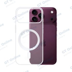 Coque Silicone MagSafe Compatible pour Apple iPhone 17 Pro Max/iPhone 18 Pro Max Transparent