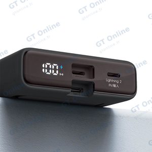 Batterie Externe Power Bank Sans Fil Magnétique JOYROOM JR-PBM01 10000mAh 20W (avec Câble Lightning vers Type-C) Noir — vue 3