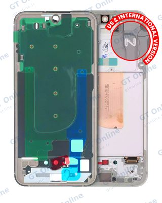 Châssis pour Samsung Galaxy S23 FE (version US & internationale, crème)