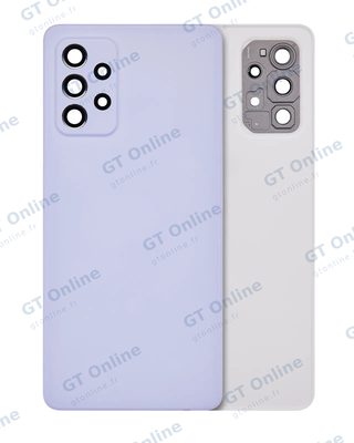 Vitre arrière pour Samsung Galaxy A72 (A725 / 2021) (pack service origine, violet)