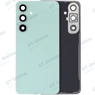 Vitre arrière pour Samsung Galaxy S24 FE (sans logo, compatible premium, Mint)