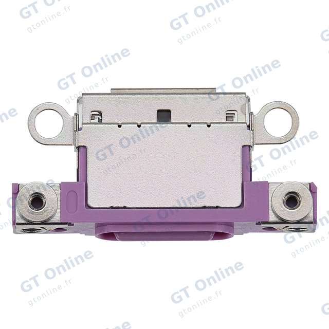 Connecteur de charge nu à souder pour Apple iPhone 16 / 16 Plus (rose, lot de 10)