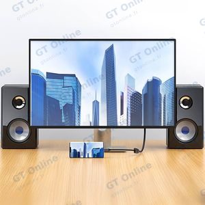Câble USB-C Mâle vers HDMI Femelle 4K (60Hz) - 0,25m — vue 2