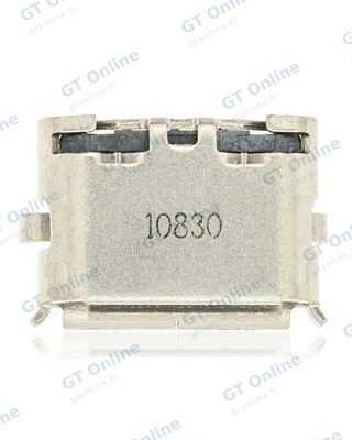 Connecteur de charge à souder — format Micro B, 5 broches, 4 points de fixation (C361)