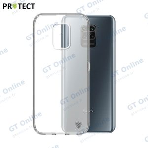 Coque Silicone PROTECT pour Xiaomi Redmi Note 9S/Redmi Note 9 Pro 4G Transparent