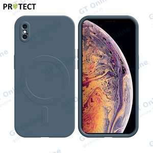 Coque de Protection IZ001 PROTECT pour Apple iPhone X/iPhone XS MagSafe Bleu
