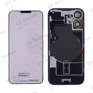 Vitre arrière avec MagSafe, NFC et nappe flash pour Apple iPhone 16 (origine, noir)