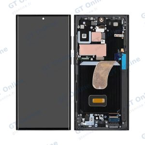 Écran Tactile Soft Oled avec Châssis Samsung Galaxy S23 Ultra 5G S918 Graphite