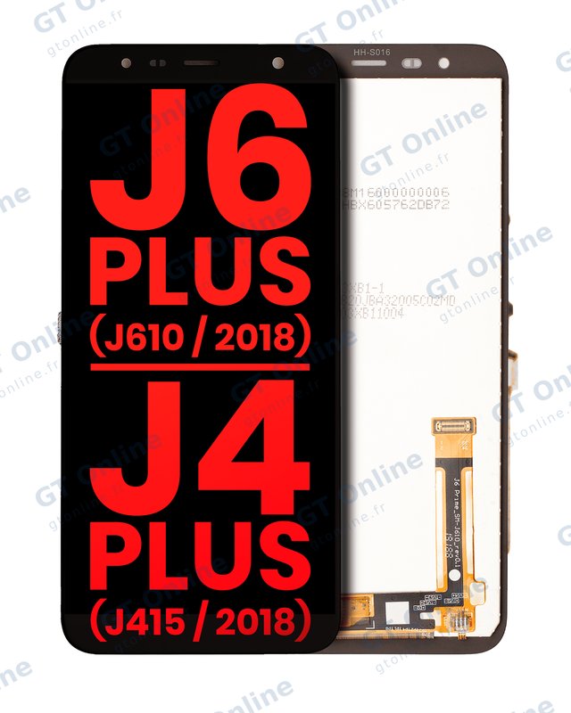 Écran pour Samsung Galaxy J6 Plus (J610 / 2018) / J4 Plus (J415 / 2018) (compatible premium, noir)