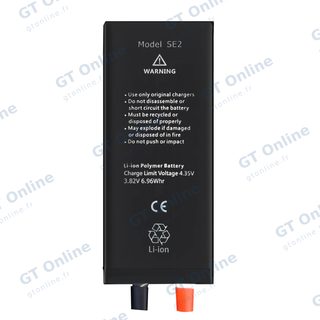 Batterie nue à souder pour Apple iPhone SE (2020) (soudure par points requise, compatible)