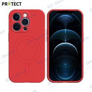 Coque de Protection IZ001 PROTECT pour Apple iPhone 12 Pro MagSafe Rouge