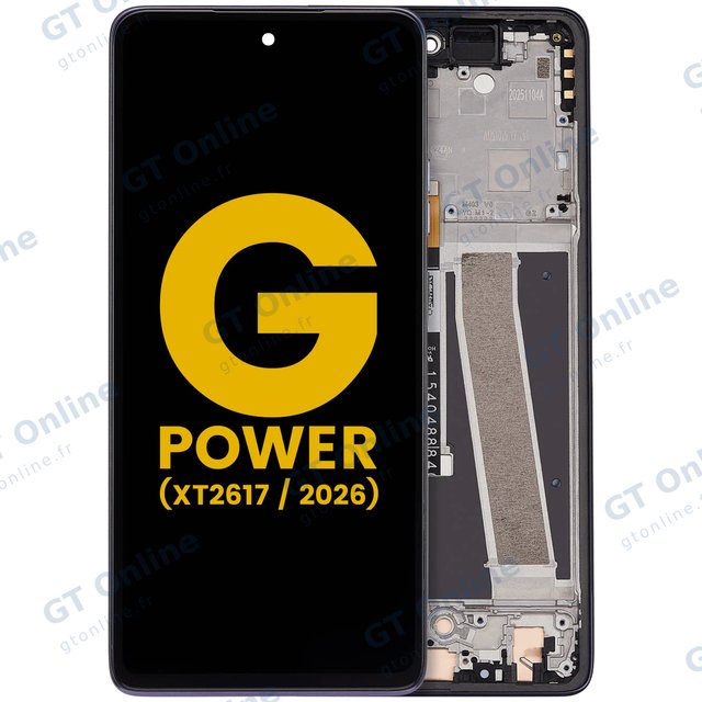 Écran LCD avec châssis pour Motorola Moto G Power 5G (XT2617 / 2026) (reconditionné, Evening Blue)
