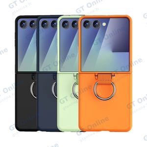 Coque de Protection avec Anneau Z-FL2 Samsung Galaxy Z Flip 8 F776 Bleu Marine — vue 4