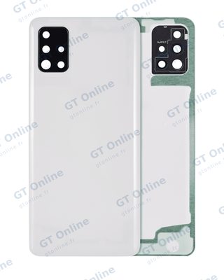 Vitre arrière pour Samsung Galaxy A51 4G (A515 / 2019) (compatible premium, Prism Crush White)