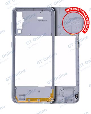 Châssis pour Samsung Galaxy A50 (A505 / 2019) (version internationale, compatible premium, blanc)