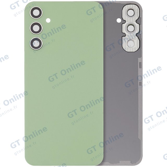 Capot arrière avec lentilles pour Samsung Galaxy A34 5G (A346 / 2023) (sans logo, compatible, Lime) — vue 1