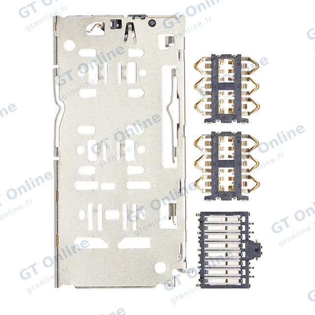 Lecteur SIM pour Huawei Y5 / Y6 / Y7 / Y8 / Y9 (2019) (lot de 4)