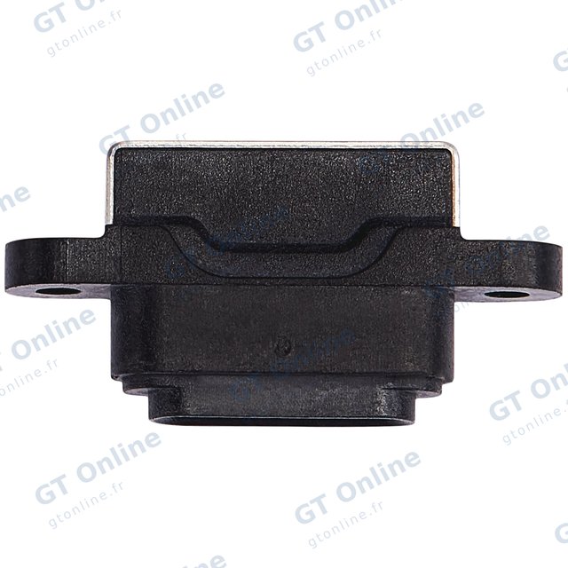 Connecteur de charge nu à souder pour Apple iPad Mini 1 / Mini 2 / Mini 3 (soudure requise, noir)