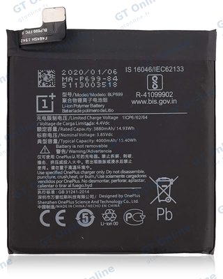 Batterie pour OnePlus 7 Pro (BLP699)