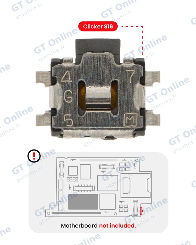 Pièce à microsouder pour Clicker S16