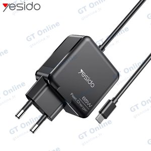 Chargeur PC Yesido YC75 Type-C 65W Noir