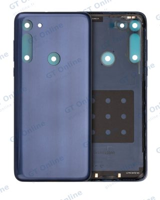 Vitre arrière pour Motorola Moto G8 (XT2045-1 / 2020) / G Fast (XT2045-3 / 2020) (bleu Neon)