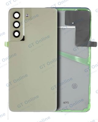 Vitre arrière pour Samsung Galaxy S21 FE (pack service origine, olive)