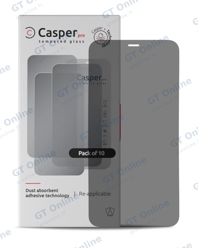 Verre trempé pour Apple iPhone X / XS / 11 Pro (lot de 10, Privacy)