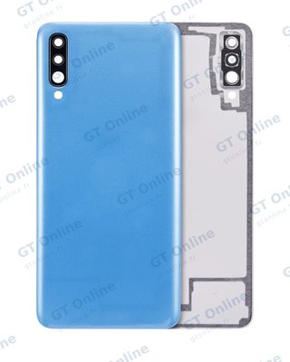 Vitre arrière pour Samsung Galaxy A70 (A705 / 2019) (compatible premium, bleu)