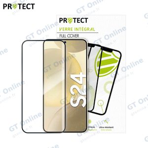 Verre Trempé Intégral PROTECT pour Samsung Galaxy S24 5G S921 Noir — vue 2