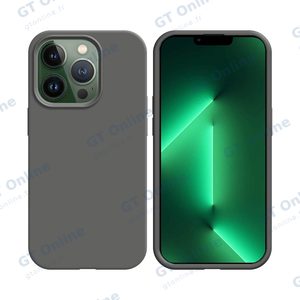 Coque Silicone Compatible pour Apple iPhone 13 Pro (#34) Gris Foncé