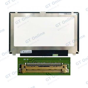 Dalle Ordinateur Portable 12.5" Slim HD (1366x768) LCD 60Hz, 30pin Droite 19mm, Fixations Bas 290.5mm