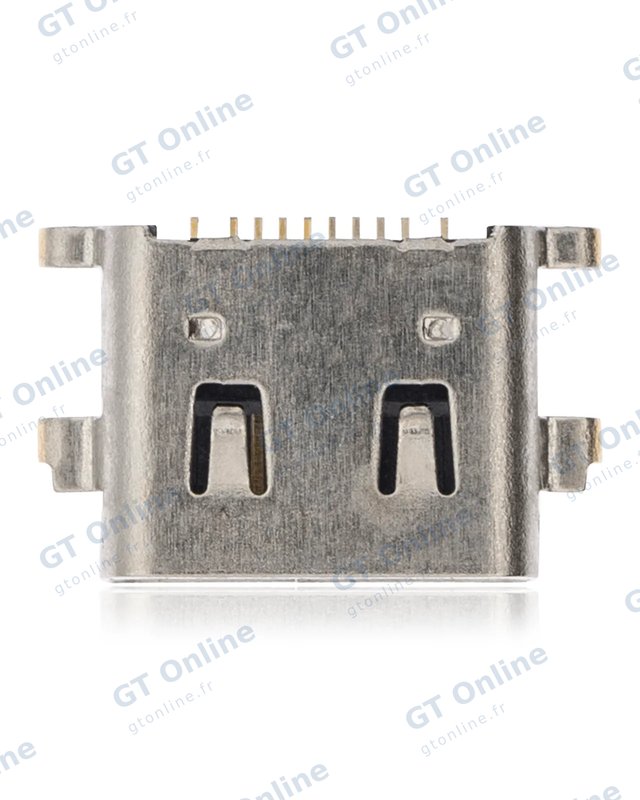 Connecteur de charge à souder — format Type C, 10 broches, 4 points de fixation (C305)