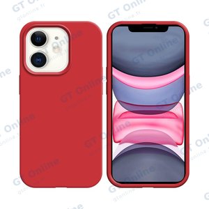 Coque Silicone Compatible pour Apple iPhone 11 (#14) Rouge