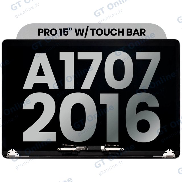 Écran pour Apple MacBook Pro 15" A1707 (2016-2017) (origine d'occasion, gris sidéral)