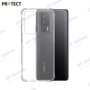 Coque Silicone Renforcée PROTECT pour Xiaomi Poco F5 Pro 5G Transparent