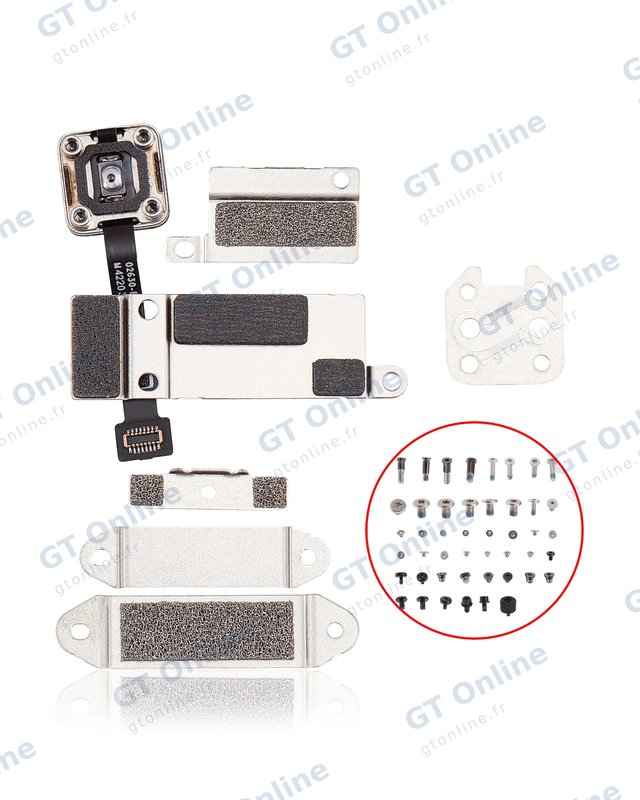 Jeu de petits supports métalliques pour Apple MacBook Air 13" A2179 (2020) / A2337 (2020)