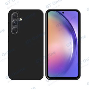 Coque Silicone Compatible pour Samsung Galaxy A54 5G A546 (#3) Noir